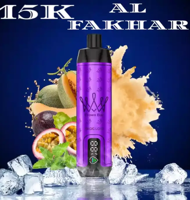 AL FAKHAR 15000 Puffs Vape Jetable Longue Durée avec Saveurs Variées