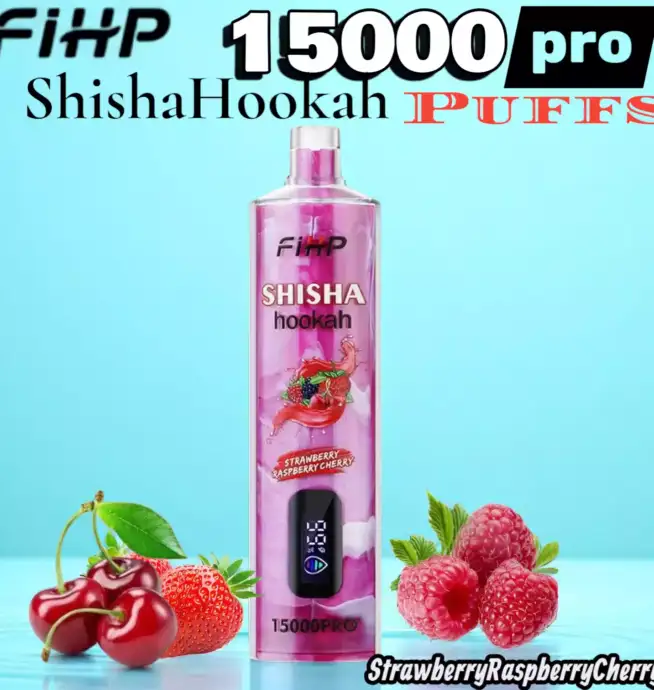 FIHP Shisha Hookah 15000 Puffs Pro Jusqu’à 22ml & 6% Nicotine