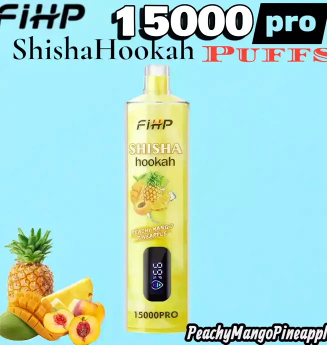 FIHP Shisha Hookah 15000 Puffs Pro Jusqu’à 22ml & 6% Nicotine