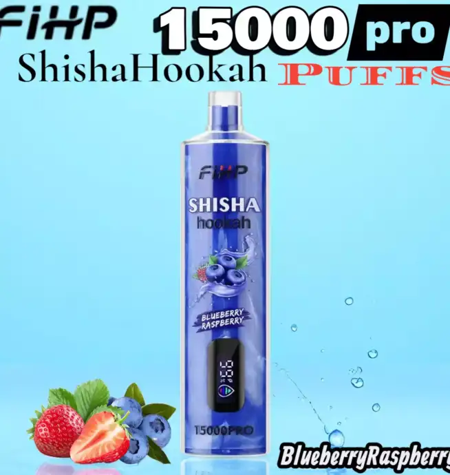 FIHP Shisha Hookah 15000 Puffs Pro Jusqu’à 22ml & 6% Nicotine