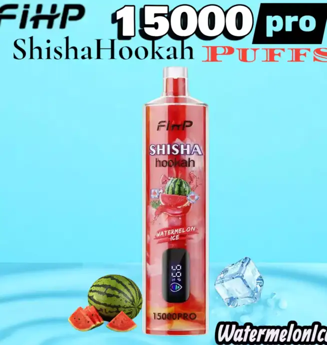FIHP Shisha Hookah 15000 Puffs Pro Jusqu’à 22ml & 6% Nicotine