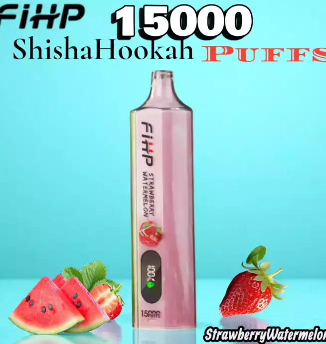 FIHP Shisha Hookah 15000 Puffs Vape Puissante et Longue Durée