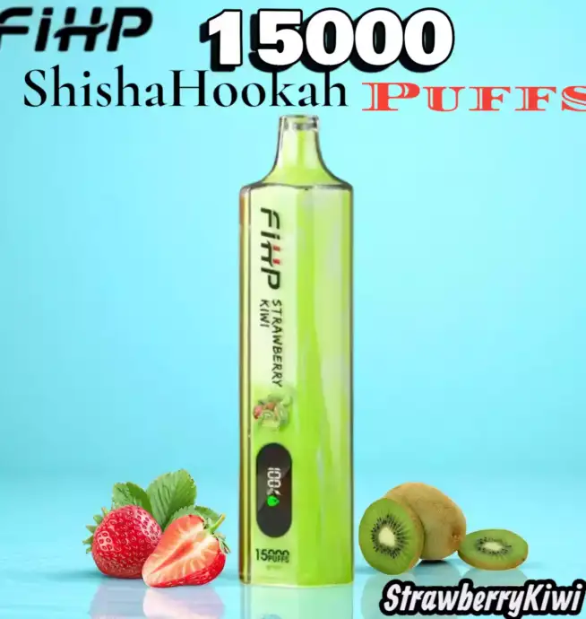 FIHP Shisha Hookah 15000 Puffs Vape Puissante et Longue Durée