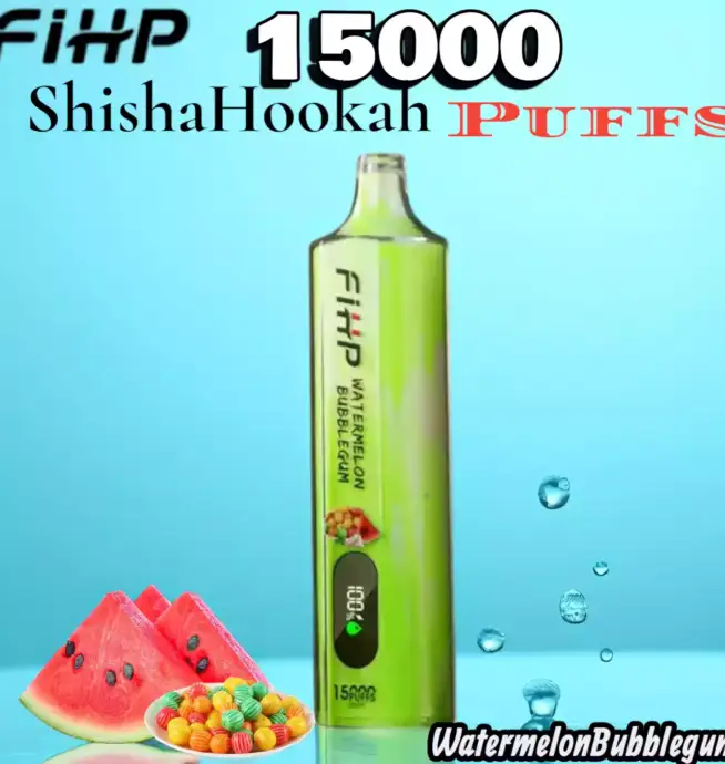 FIHP Shisha Hookah 15000 Puffs Vape Puissante et Longue Durée