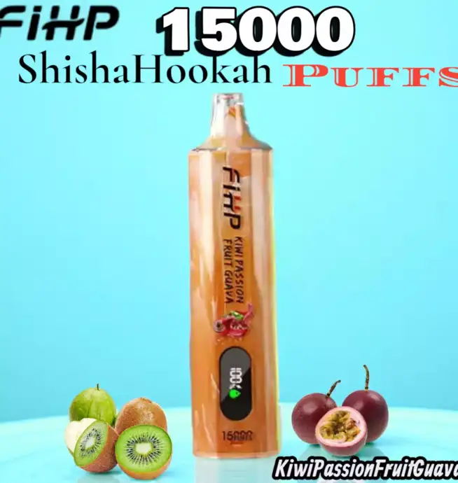 FIHP Shisha Hookah 15000 Puffs Vape Puissante et Longue Durée