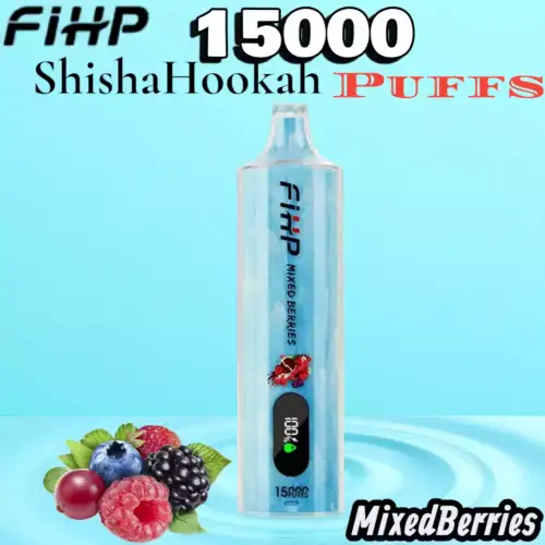 FIHP Shisha Hookah 15000 Puffs Vape Puissante et Longue Durée