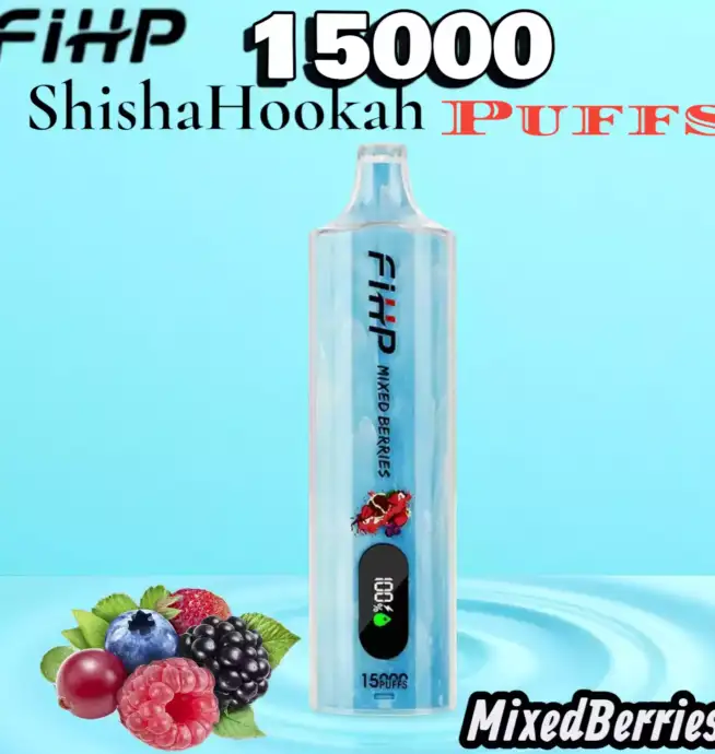 FIHP Shisha Hookah 15000 Puffs Vape Puissante et Longue Durée