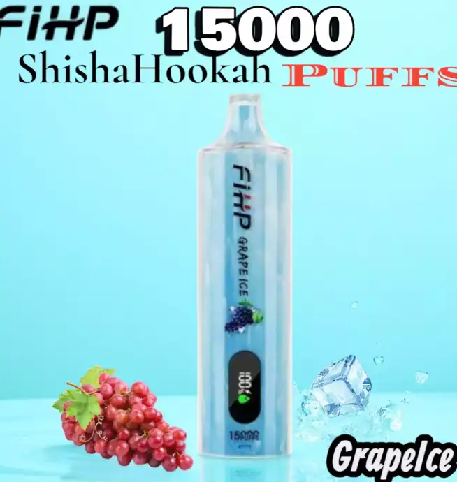 FIHP Shisha Hookah 15000 Puffs Vape Puissante et Longue Durée