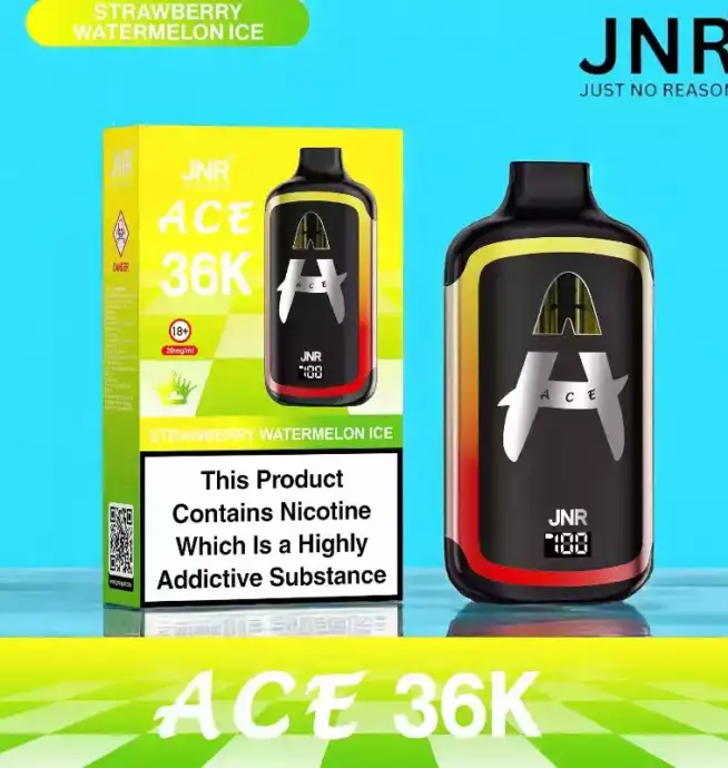 JNR Ace 36K PUFFS Vape Jetable Haut de Gamme avec 36 000 Bouffées