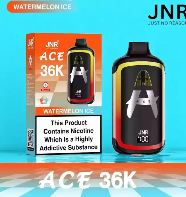 JNR Ace 36K PUFFS Vape Jetable Haut de Gamme avec 36 000 Bouffées