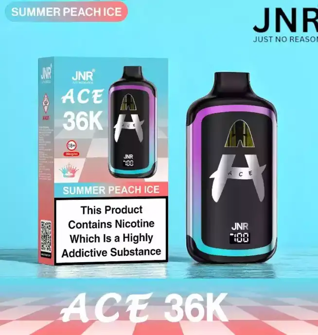 JNR Ace 36K PUFFS Vape Jetable Haut de Gamme avec 36 000 Bouffées