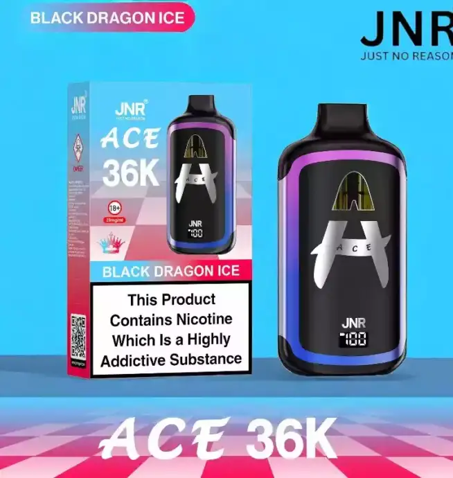 JNR Ace 36K PUFFS Vape Jetable Haut de Gamme avec 36 000 Bouffées