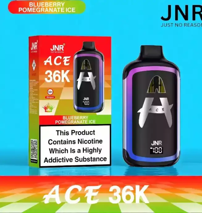 JNR Ace 36K PUFFS Vape Jetable Haut de Gamme avec 36 000 Bouffées
