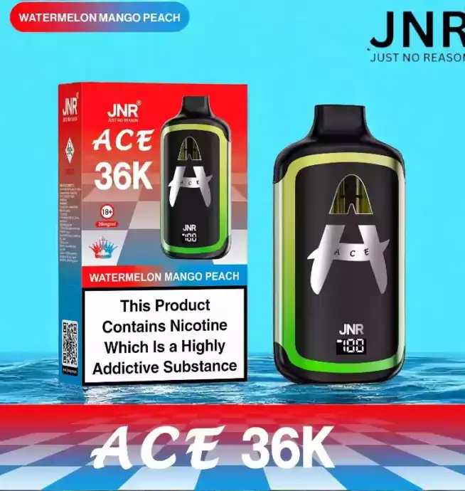 JNR Ace 36K PUFFS Vape Jetable Haut de Gamme avec 36 000 Bouffées