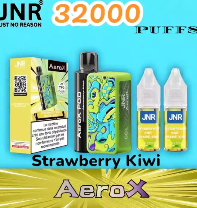 JNR AeroX 32K PUFFS Vape Jetable Haut de Gamme pour le Marché Français