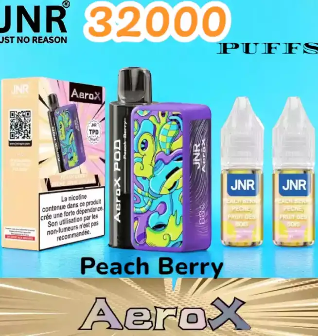 JNR AeroX 32K PUFFS Vape Jetable Haut de Gamme pour le Marché Français