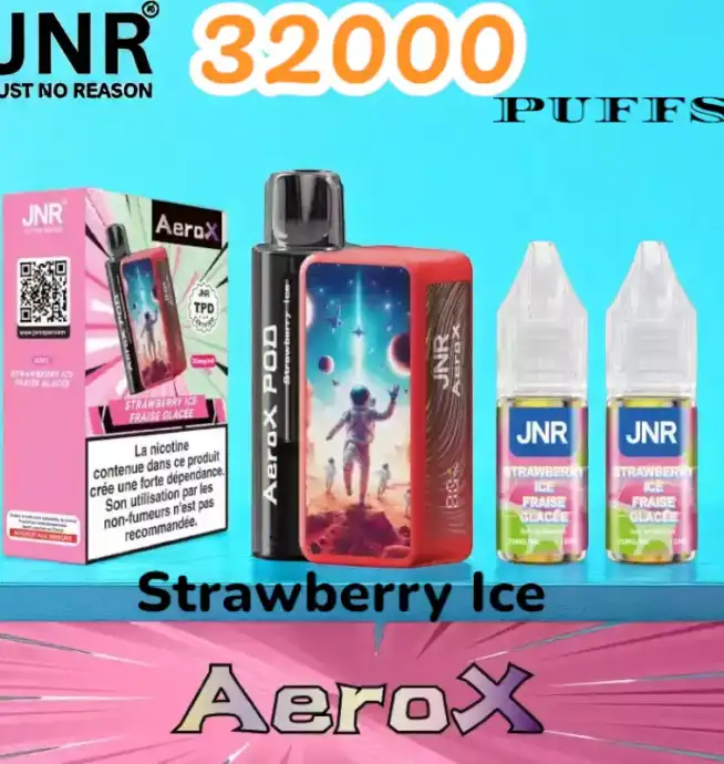 JNR AeroX 32K PUFFS Vape Jetable Haut de Gamme pour le Marché Français