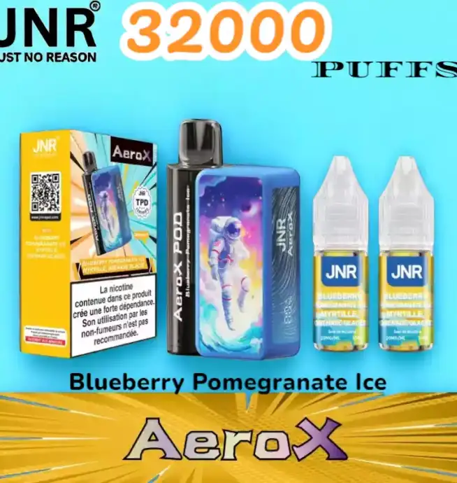 JNR AeroX 32K PUFFS Vape Jetable Haut de Gamme pour le Marché Français