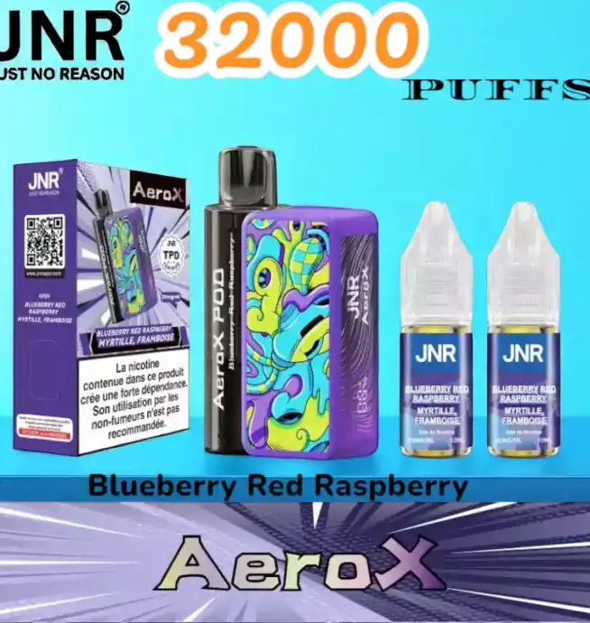 JNR AeroX 32K PUFFS Vape Jetable Haut de Gamme pour le Marché Français