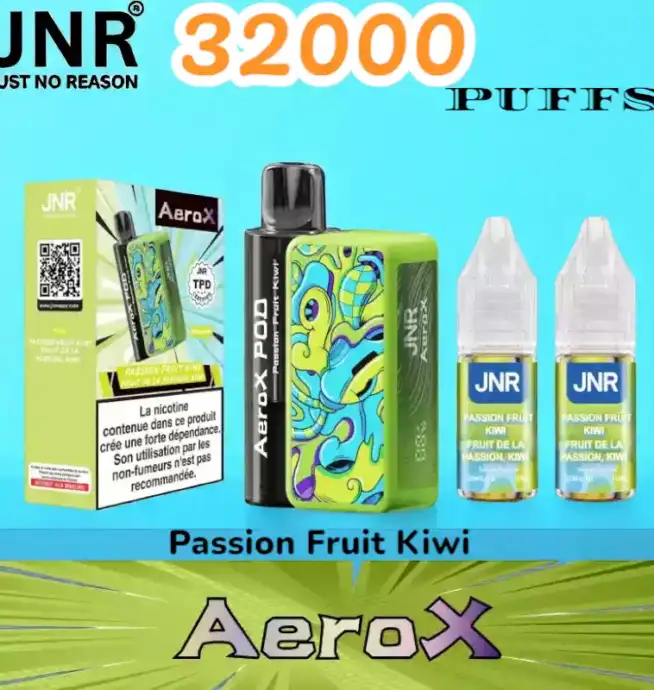 JNR AeroX 32K PUFFS Vape Jetable Haut de Gamme pour le Marché Français