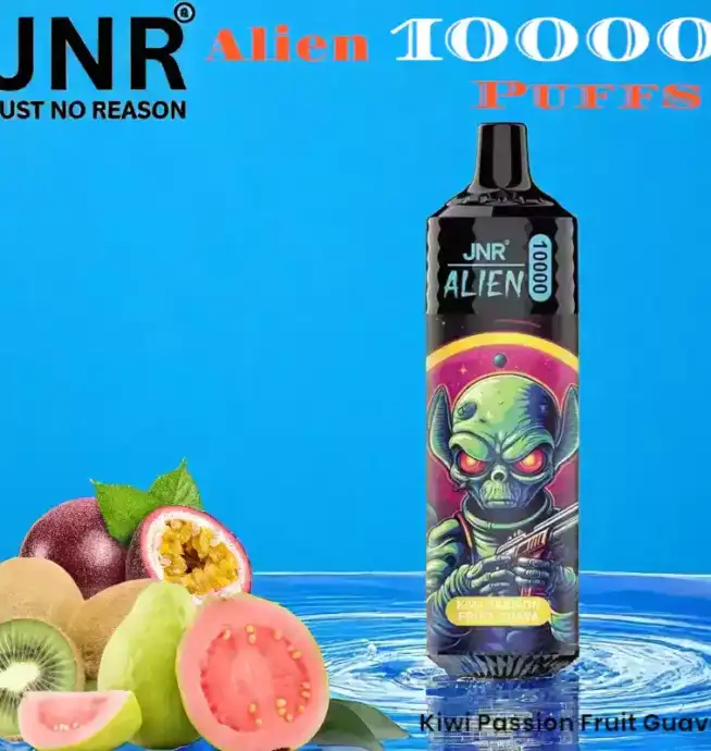 JNR Alien 10000 Puffs Vape jetable rechargeable avec 50 saveurs