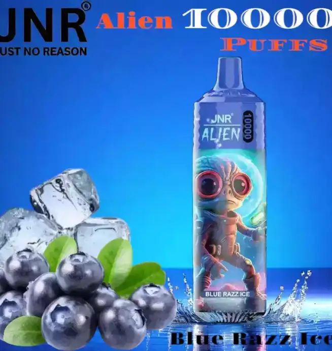 JNR Alien 10000 Puffs Vape jetable rechargeable avec 50 saveurs