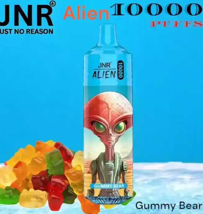 JNR Alien 10000 Puffs Vape jetable rechargeable avec 50 saveurs