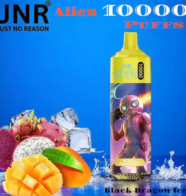 JNR Alien 10000 Puffs Vape jetable rechargeable avec 50 saveurs