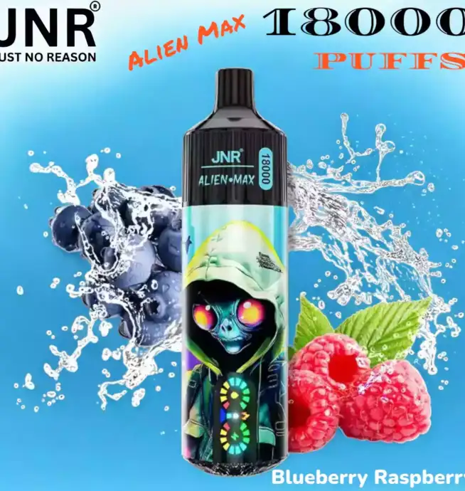 JNR Alien Max 18K PUFFS Vape Jetable avec 18 000 Bouffées et Saveurs Exquises