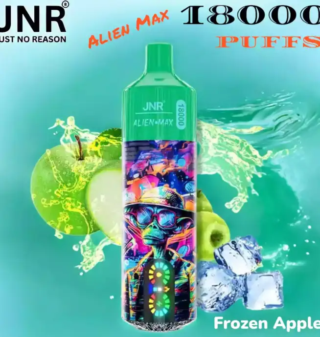 JNR Alien Max 18K PUFFS Vape Jetable avec 18 000 Bouffées et Saveurs Exquises