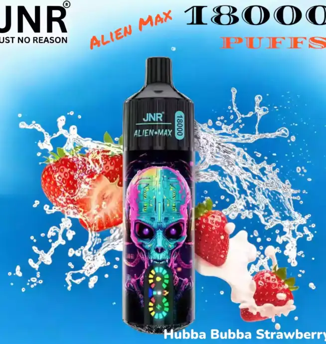 JNR Alien Max 18K PUFFS Vape Jetable avec 18 000 Bouffées et Saveurs Exquises