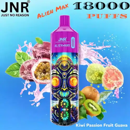JNR Alien Max 18K PUFFS Vape Jetable avec 18 000 Bouffées et Saveurs Exquises