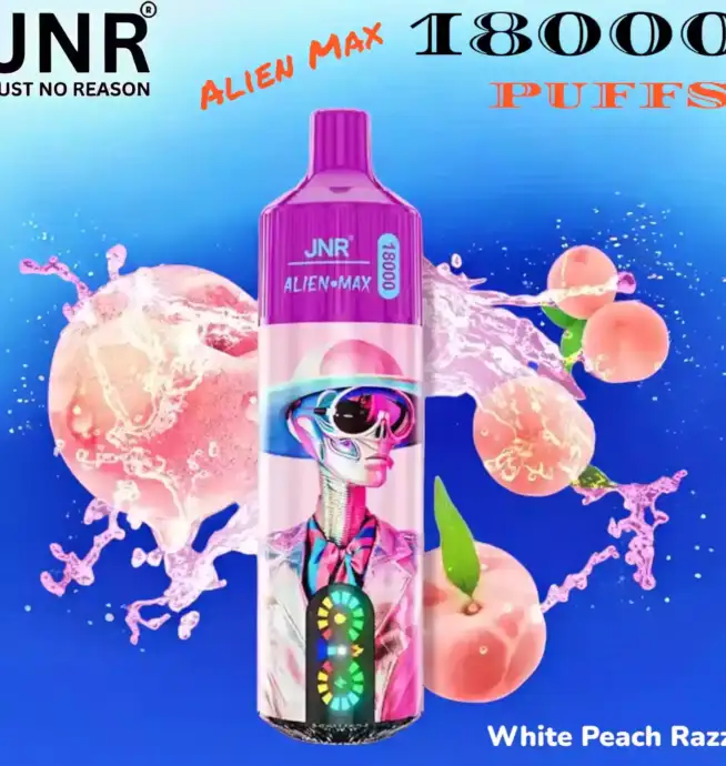 JNR Alien Max 18K PUFFS Vape Jetable avec 18 000 Bouffées et Saveurs Exquises