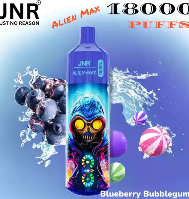 JNR Alien Max 18K PUFFS Vape Jetable avec 18 000 Bouffées et Saveurs Exquises