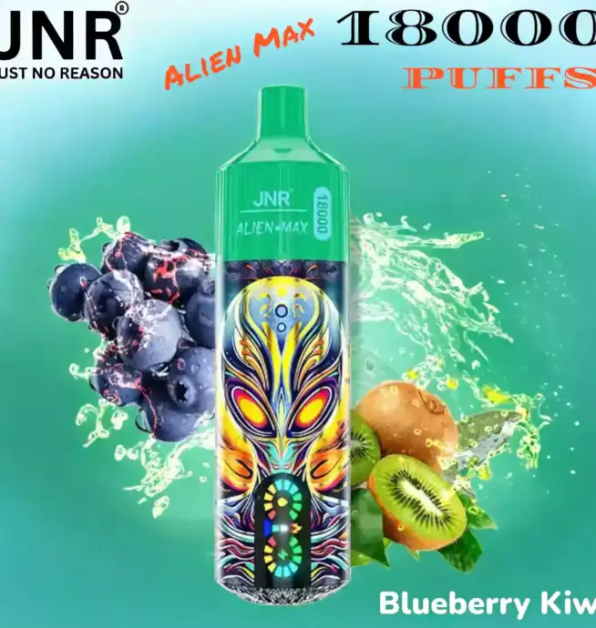 JNR Alien Max 18K PUFFS Vape Jetable avec 18 000 Bouffées et Saveurs ExquisesJNR Alien Max 18K PUFFS Vape Jetable avec 18 000 Bouffées et Saveurs Exquises