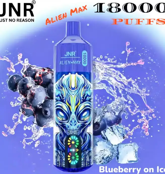 JNR Alien Max 18K PUFFS Vape Jetable avec 18 000 Bouffées et Saveurs Exquises