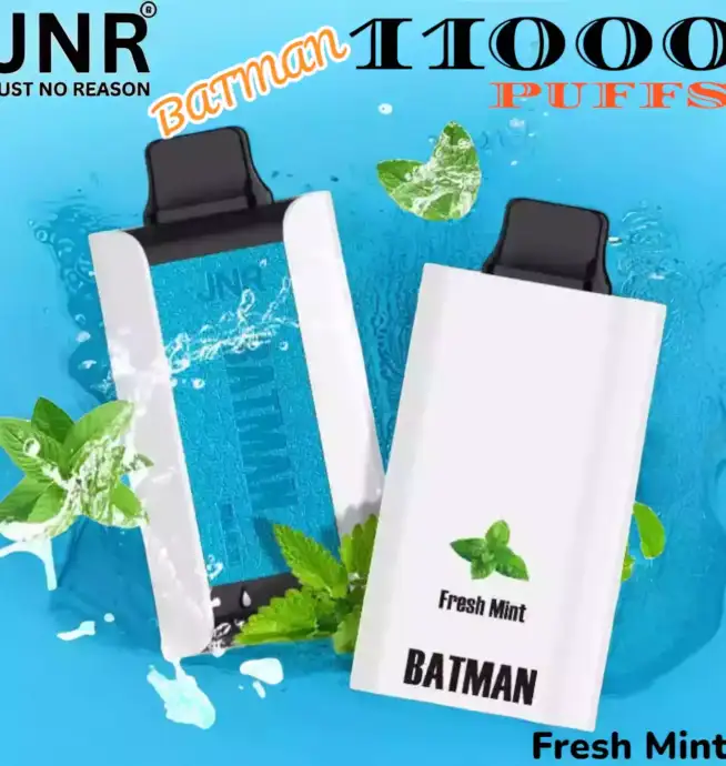 JNR BATMAN 11000 PUFFS Vape Jetable avec 11 000 Bouffées et Saveurs Riches