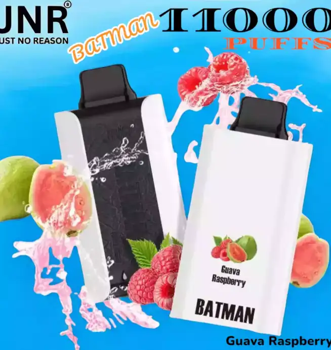 JNR BATMAN 11000 PUFFS Vape Jetable avec 11 000 Bouffées et Saveurs Riches