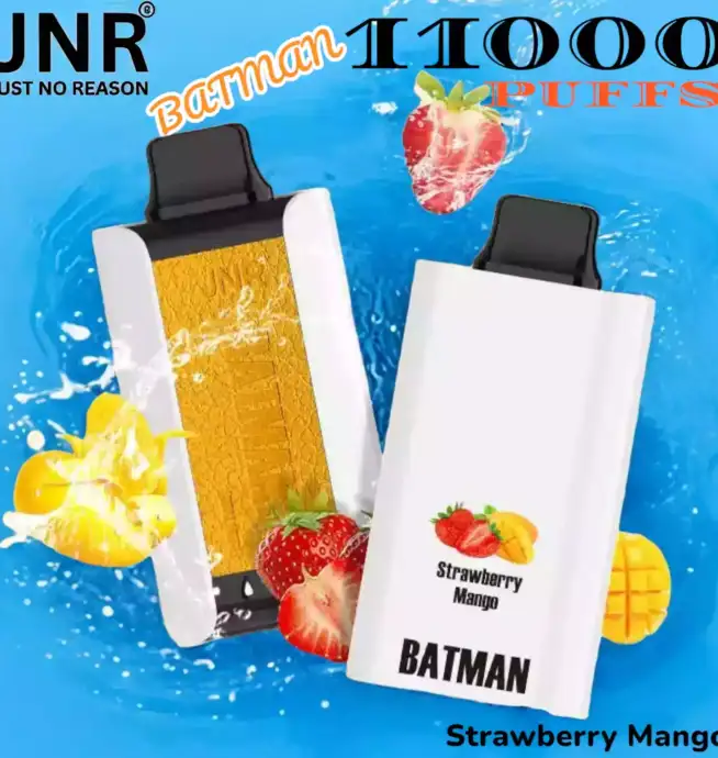 JNR BATMAN 11000 PUFFS Vape Jetable avec 11 000 Bouffées et Saveurs Riches