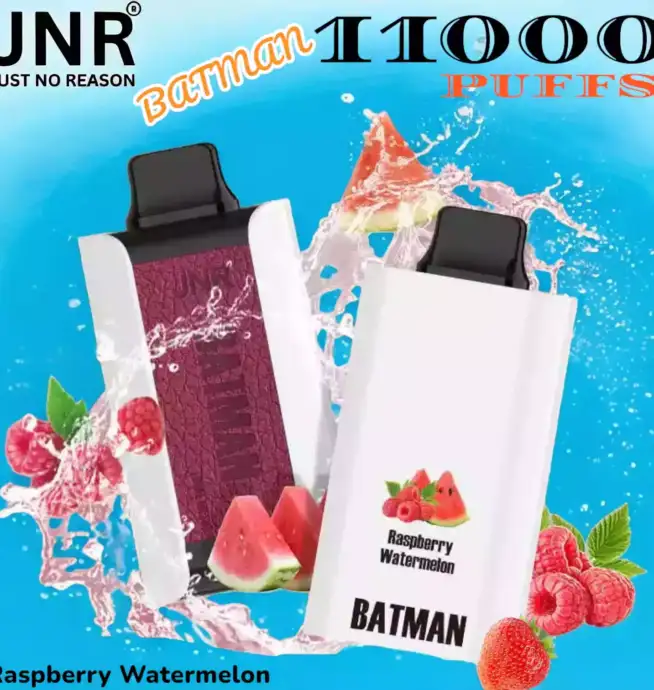 JNR BATMAN 11000 PUFFS Vape Jetable avec 11 000 Bouffées et Saveurs Riches