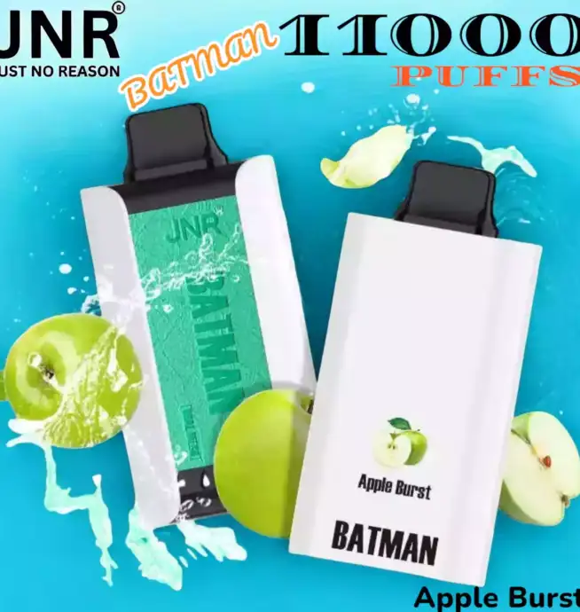 JNR BATMAN 11000 PUFFS Vape Jetable avec 11 000 Bouffées et Saveurs Riches