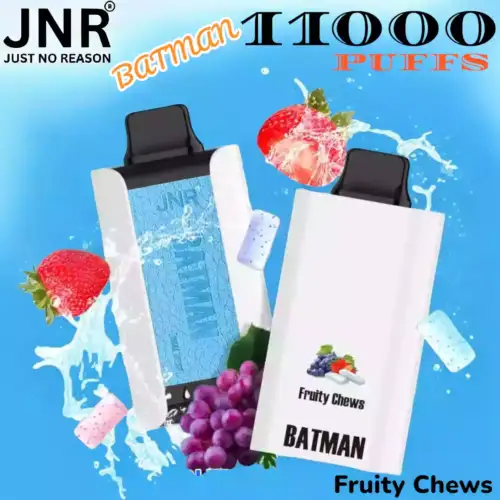 JNR BATMAN 11000 PUFFS Vape Jetable avec 11 000 Bouffées et Saveurs Riches