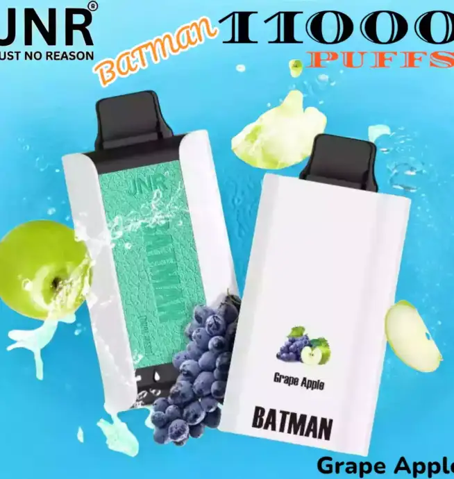 JNR BATMAN 11000 PUFFS Vape Jetable avec 11 000 Bouffées et Saveurs Riches