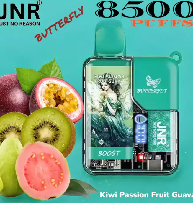 JNR BUTTERFLY 8500 PUFFS Une Vape Durable avec 8500 Bouffées et Plus