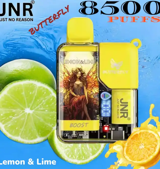 JNR BUTTERFLY 8500 PUFFS Une Vape Durable avec 8500 Bouffées et Plus