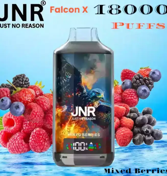 JNR Falcon-X 18000 Puffs Vape rechargeable avec 20 saveurs