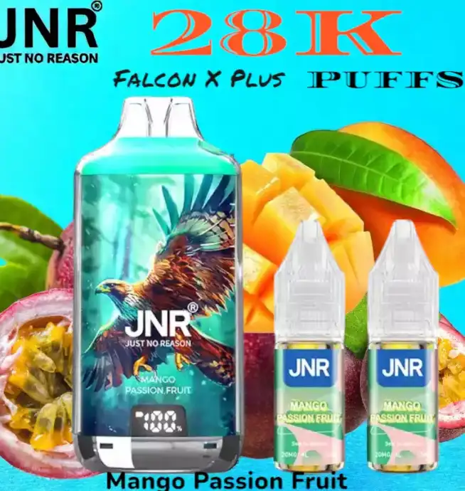 JNR Falcon X Plus 28K Puffs Vape Jetable avec 28 000 Bouffées