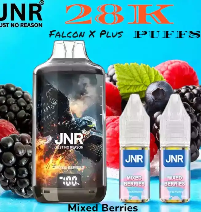 JNR Falcon X Plus 28K Puffs Vape Jetable avec 28 000 Bouffées