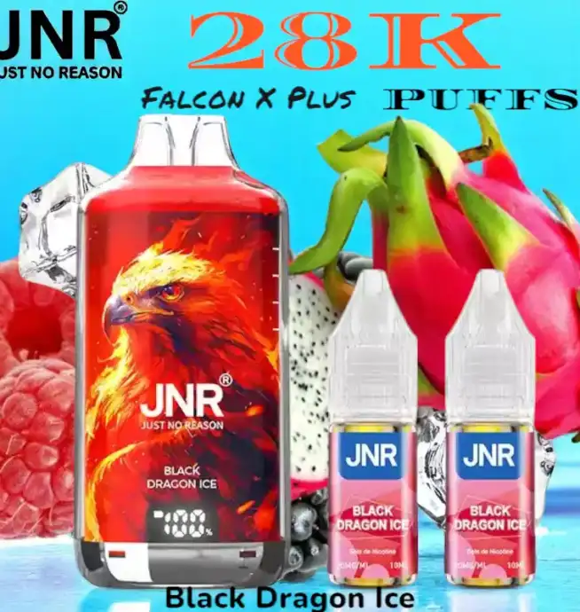 JNR Falcon X Plus 28K Puffs Vape Jetable avec 28 000 Bouffées