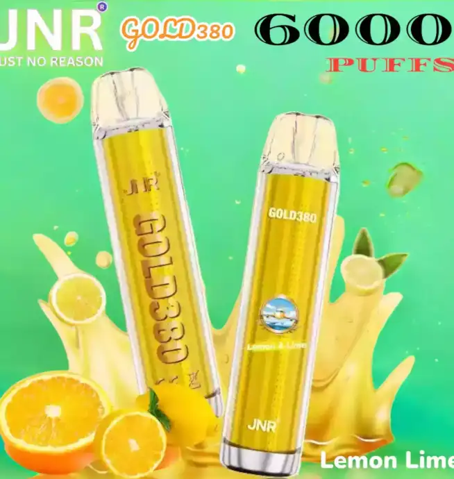 JNR GOLD380 6K PUFFS Vape Jetable Luxe avec 6000 Bouffées